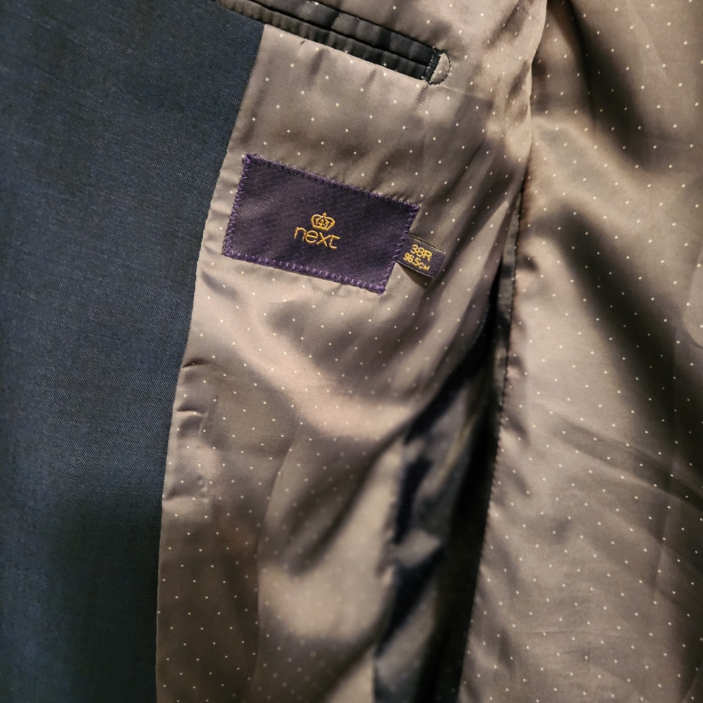 Navy Men's Two-Button Blazer - image 8